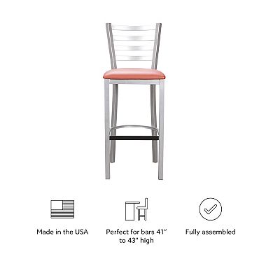 Linon Baxter Metal Barstool 2-pc. Set