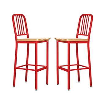 Linon Frazier Barstool Set of 2