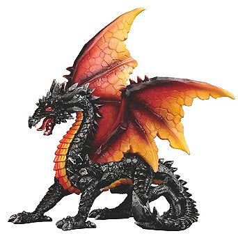 FC Design 8.5"H Dragon with Fire Wing Figurine Decoration Home Room Decor