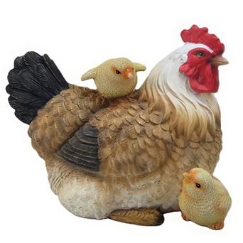 FC Design 7"W Chicken Family Figurine Decoration Home Room Decor