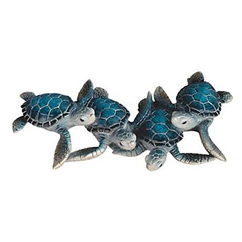 FC Design 6.25"W Blue 4 Sea Turtle Figurine Decoration Home Room Decor
