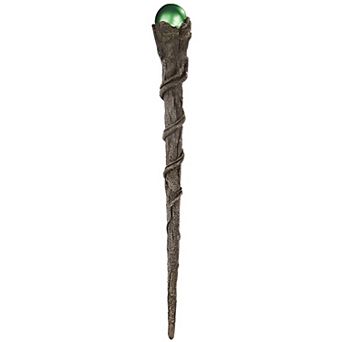 FC Design 14.25" Long Wand with Green Gem Decoration Home Room Decor