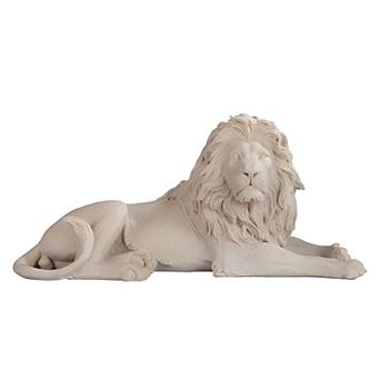 FC Design 9"W Sandstone Lion Laying Figurine Decoration Home Room Decor