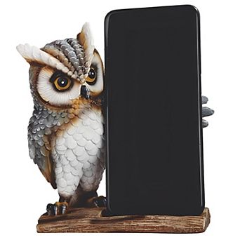 FC Design 6.25"H Owl Cell Phone Holder Decoration Home Room Decor
