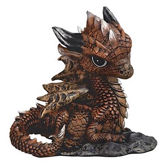 FC Design 4"H Dragon Sitting Figurine Decoration Home Room Decor