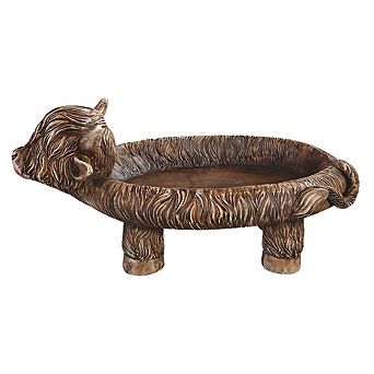 FC Design 9"W Highland Cow Tray Figurine Decoration Home Room Decor