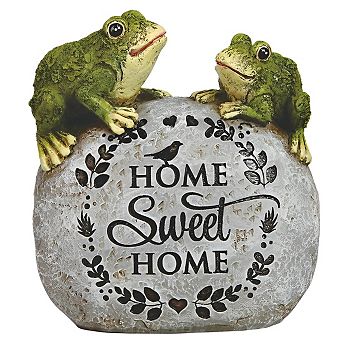 FC Design 5"H 2 Frogs on Rock Figurine Decoration Home Room Decor