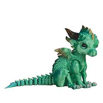 FC Design 6.25"W Green 3D Dragon Figurine Decoration Home Room Decor