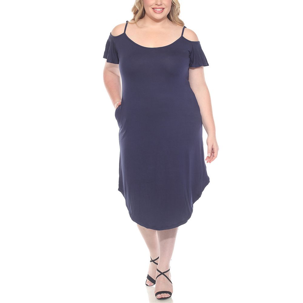 Scoop Flutter Sleeves Knee-Length Bodycon Dress Black main image 1
