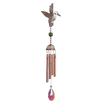 FC Design 17" Long Hummingbird Wind Chime Decoration Garden and Patio Decor