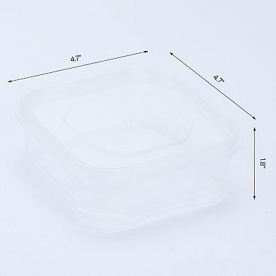 12 Pack Food Storage Containers with Lids, Plastic Meal Prep Food Containers, Lunch Box for Freezer