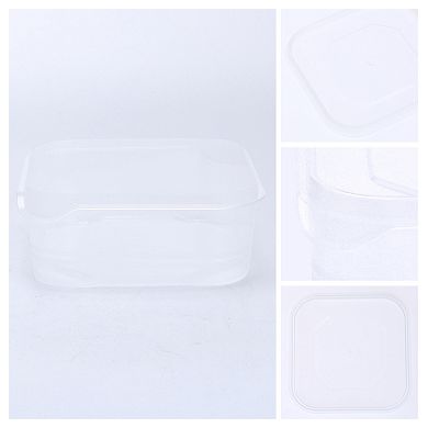 12 Pack Food Storage Containers with Lids, Plastic Meal Prep Food Containers, Lunch Box for Freezer