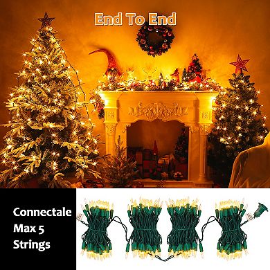 400 Counts 106Ft Christmas Lights, 4 Sets of 100 Mini Lights 26.5 Feet String Lights