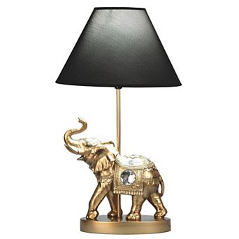 FC Design 18.5"H Thai Elephant Lamp Decorative Table Lamp Stylish Decor & Gift Idea