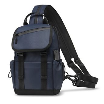Anti Theft Mini Backpack, Convertible Sling Bag for 11 Inch Pads with USB Charge Port Casual Pack