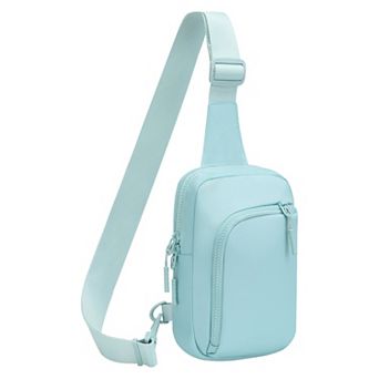 Mini Sling Bag for Men Women, 7.5" Small Anti Theft Crossbody Reversible Nylon Chest Bag Fanny Pack