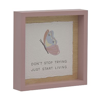 Belle Maison 6-Inch Square Start Living Wall Decor