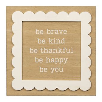 Belle Maison Be Brave Wall Decor