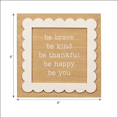 Belle Maison Be Brave Wall Decor