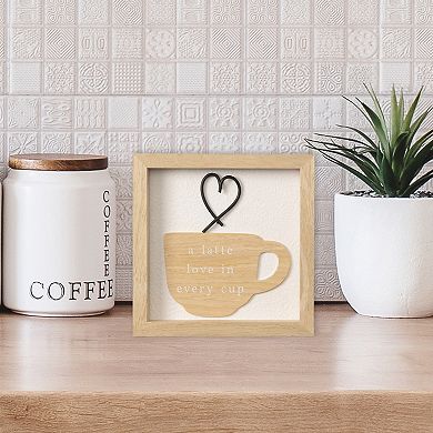 Belle Maison Latte Love Wall Decor