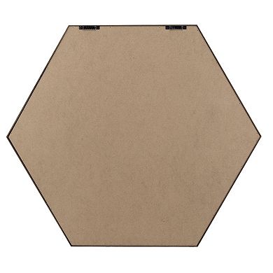 Belle Maison 18" x 21" Hexagon Wall Shelf