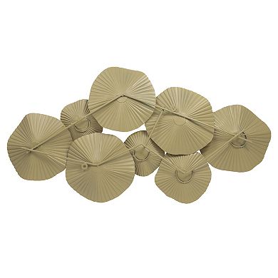 Belle Maison Gold-Tone Iron Medallion Wall Decor