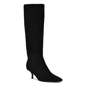 Nine West Havier Women's Tapered Heel Dress Boots in Regular & Wide Calf