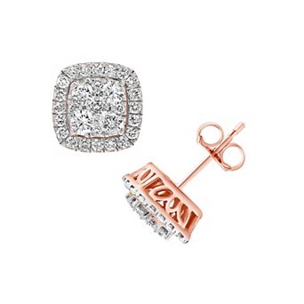 Diamond Brilliance Sterling Silver 1 Carat T.W. Lab-Grown Diamond Stud Earrings