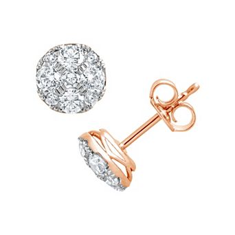 Diamond Brilliance Sterling Silver 1 Carat T.W. Lab-Grown Diamond Stud Earrings