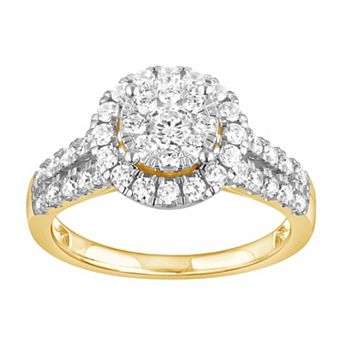 Diamond Brilliance Sterling Silver 1 Carat T.W. Lab Grown Diamond Engagement Ring