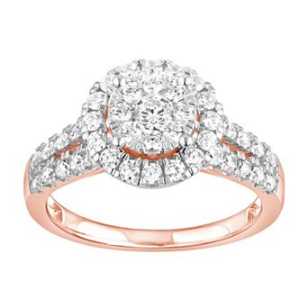 Diamond Brilliance Sterling Silver 1 Carat T.W. Lab Grown Diamond Engagement Ring