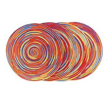Celebrate Together™ Summer 4 pk Multi Swirl Placemats