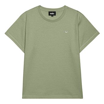 Dalix Womens Lil Smile Lightweight High Waisted Tee