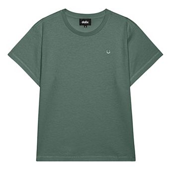 Dalix Womens Lil Smile Lightweight High Waisted Tee