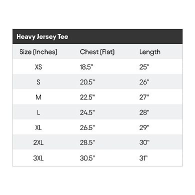 Dalix Mens Lil Alien Heavyweight Pigment Dye Tee