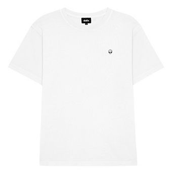 Dalix Mens Lil Alien Midweight Garment Dye Tee