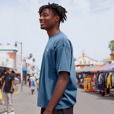 Dalix Mens Ghost Heavyweight Pigment Dye Tee