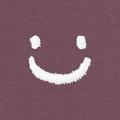 Dalix Mens Lil Smile Midweight Garment Dye Tee