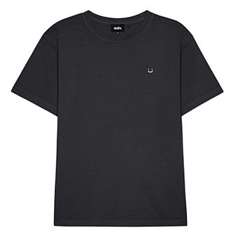 Dalix Mens Lil Smile Midweight Garment Dye Tee