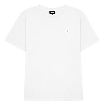 Dalix Mens Lil Smile Midweight Garment Dye Tee