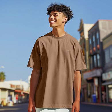 Dalix Mens Lil Smile Heavyweight Pigment Dye Tee