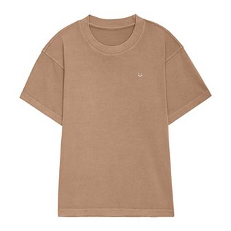 Dalix Mens Lil Smile Heavyweight Pigment Dye Tee
