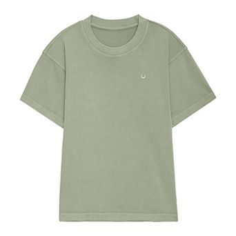 Dalix Mens Lil Smile Heavyweight Pigment Dye Tee