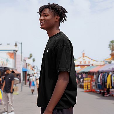 Dalix Mens Astronaut Heavyweight Pigment Dye Tee