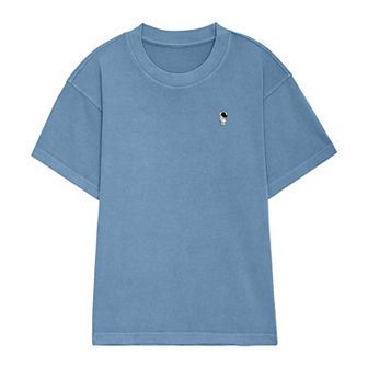 Dalix Mens Astronaut Heavyweight Pigment Dye Tee