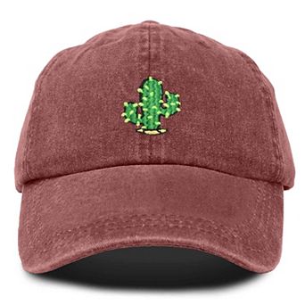 Dalix Cactus Embroidered Low Crown Cap
