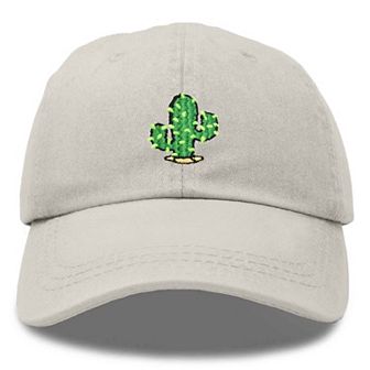 Dalix Cactus Embroidered Low Crown Cap