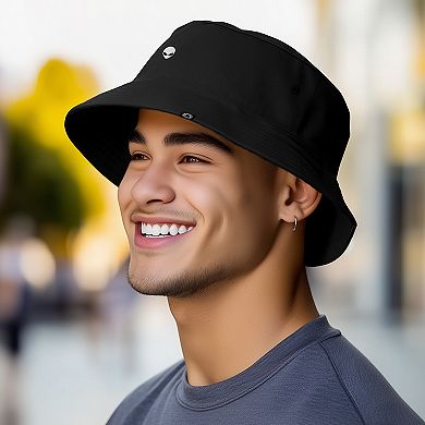 Dalix Mens Lil Alien Cotton Bucket Hat