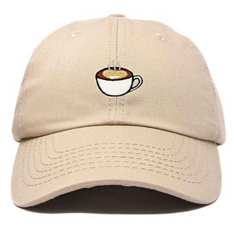 Dalix Cappuccino Embroidered Casual Cap