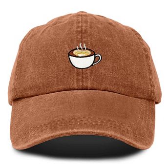 Dalix Cappuccino Embroidered Casual Cap